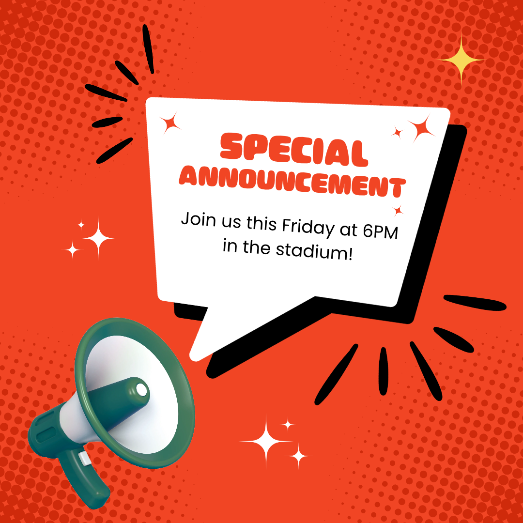 Special Announcement